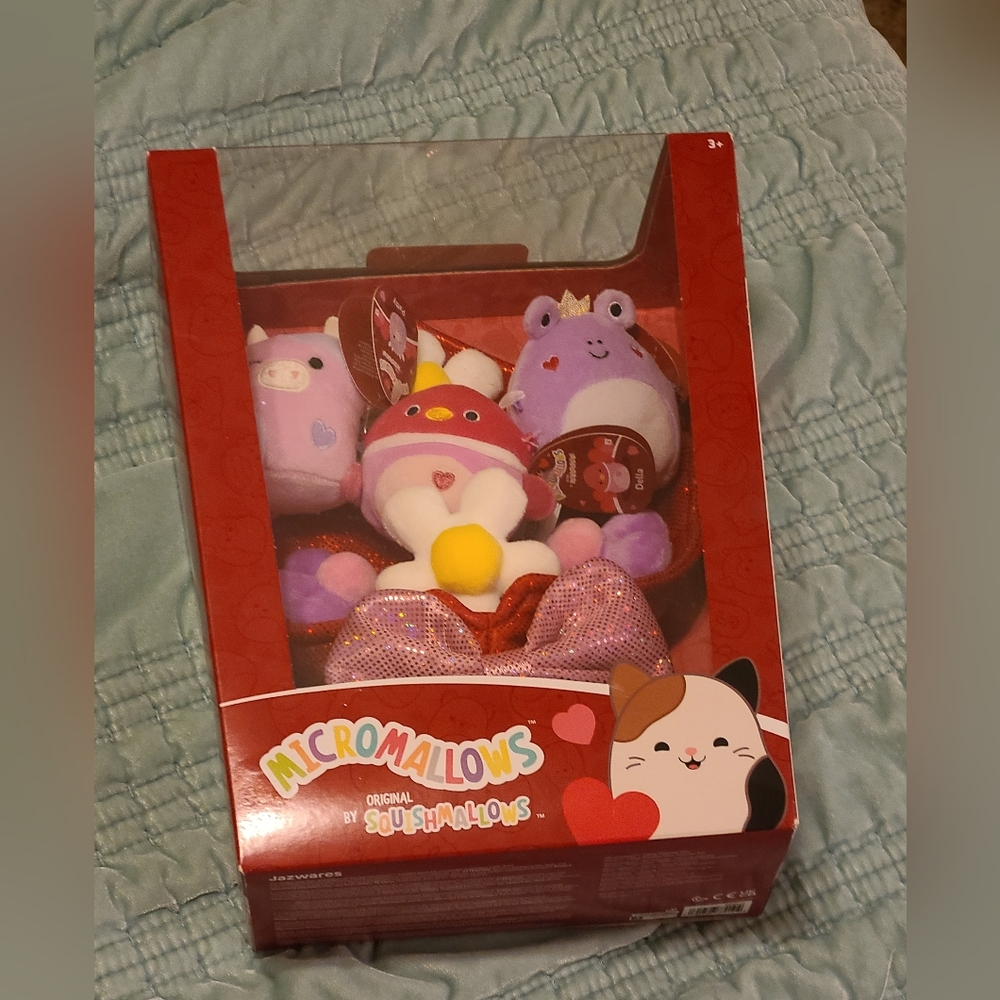 Squishmallows micromallows Valentine bouquet
